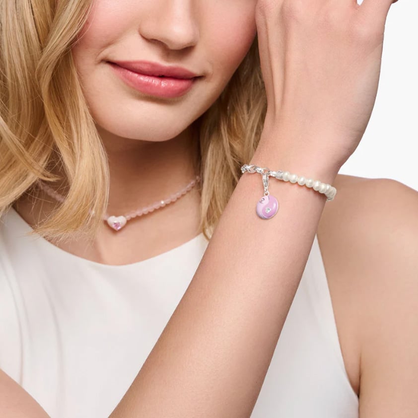Member Charm bracelet with Charmista Disc Silver
