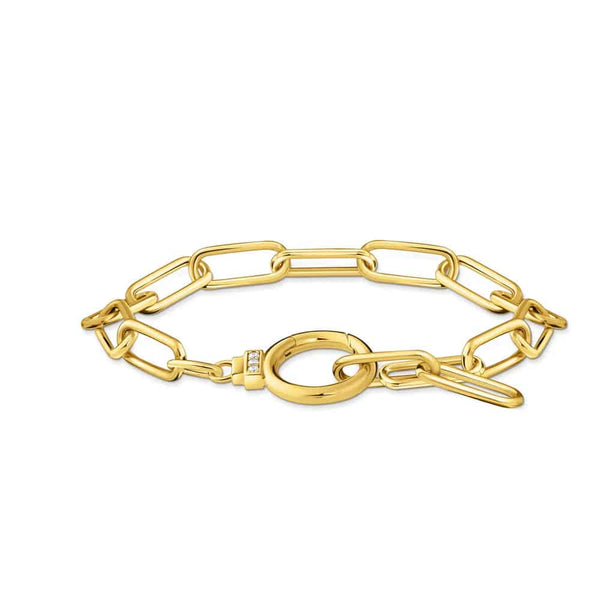 Golden Link Zirconia Bracelet