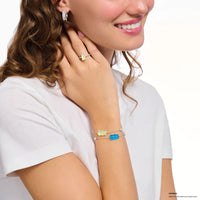 Silver Bracelet Blueberry Blue Goldbear