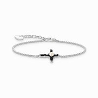 Romance Bracelet Black Cross