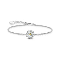 Lovely Daisy Bracelet in Silver