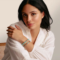 Blue Talisman Bead Bracelet