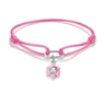 Hello Kitty Textile Bracelet with Pink Flower