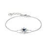 Bracelet Star with Blue Stones