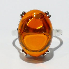 Genuine Baltic Amber Ring 123
