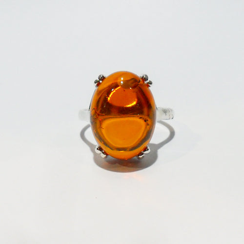 Genuine Baltic Amber Ring 123