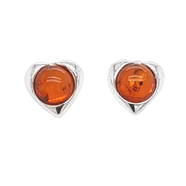 Genuine Baltic Amber Stud Earrings 227