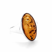 Genuine Baltic Amber Ring 258
