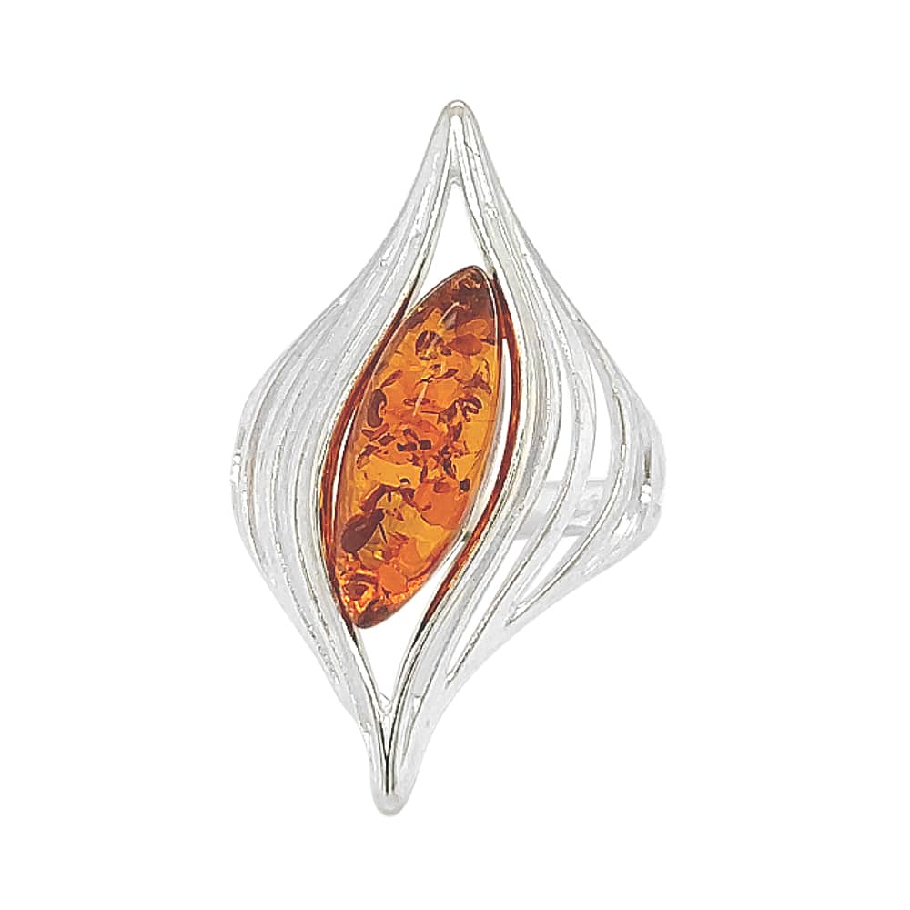 Genuine Baltic Amber Ring 409