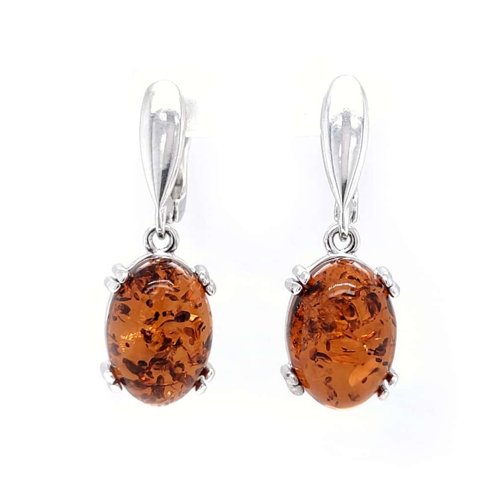 Genuine Baltic Amber Earrings 521