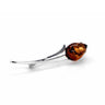 Genuine Baltic Amber Flower Brooch 595