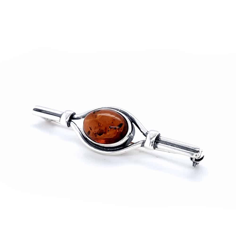 Genuine Baltic Amber Brooch 601