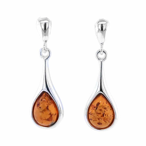 Genuine Baltic Amber Earrings 675