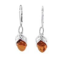 Genuine Baltic Amber Earrings 678