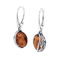 Genuine Baltic Amber Earrings 831