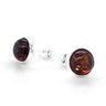 Genuine Baltic Amber Stud Earrings 696