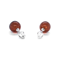 Genuine Baltic Amber Stud Earrings 699