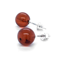 Genuine Baltic Amber Stud Earrings 699