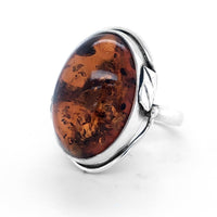 Genuine Baltic Amber Ring 705