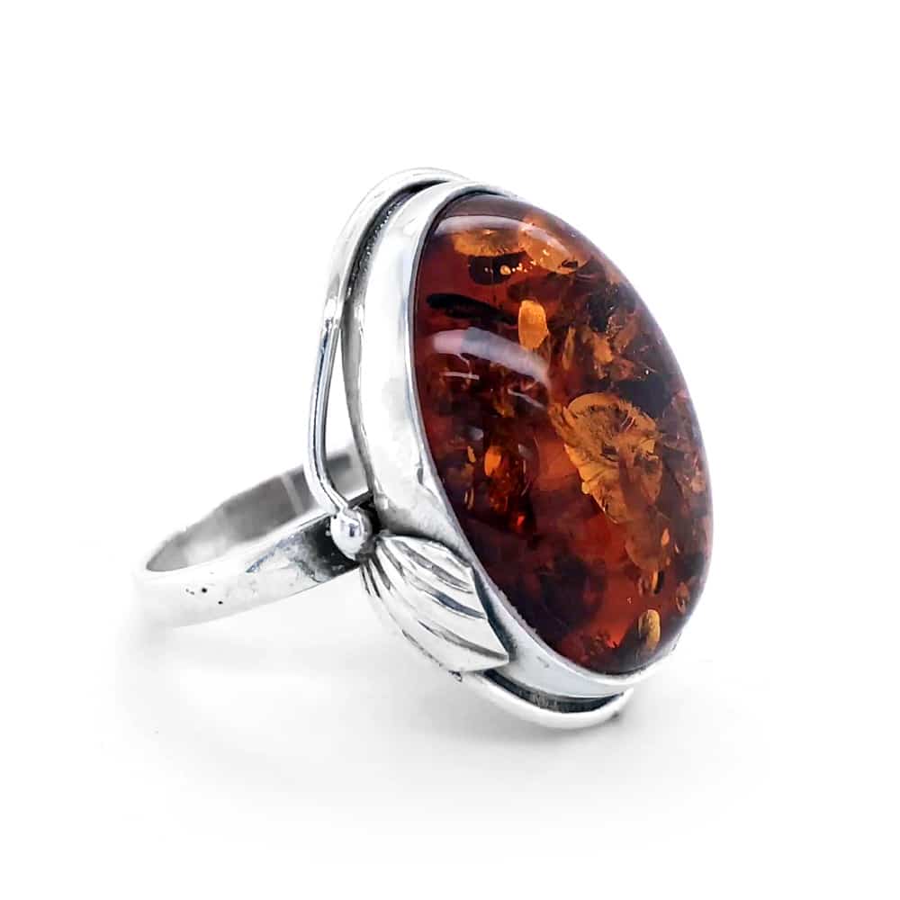 Genuine Baltic Amber Ring 705