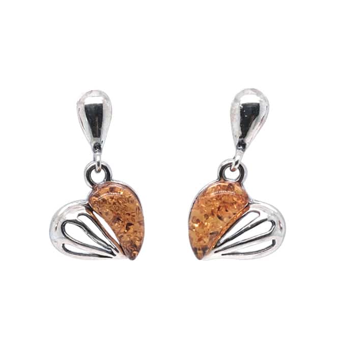Genuine Baltic Amber Earrings 716