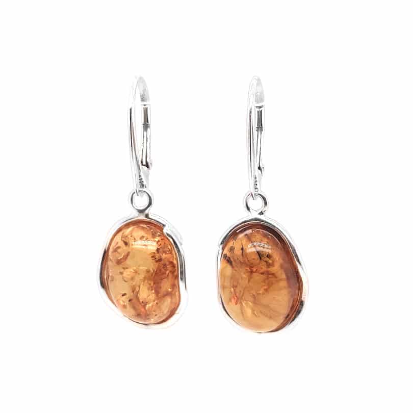 Genuine Baltic Amber Earrings 728
