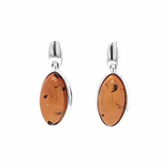 Genuine Baltic Amber Earrings 731