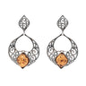 Genuine Baltic Amber Earrings 732