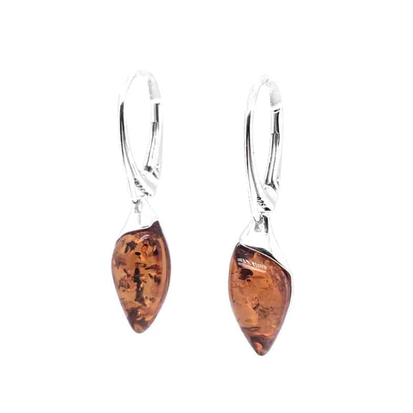 Genuine Baltic Amber Earrings 733