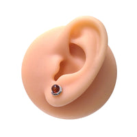 Genuine Baltic Amber Stud Earrings 757
