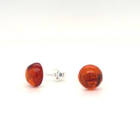 Genuine Baltic Amber Stud Earrings 759