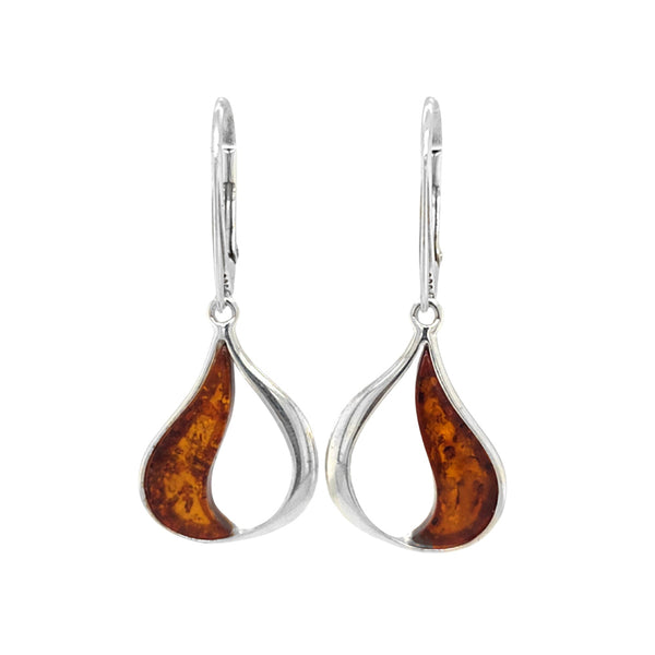 Genuine Baltic Amber Earrings 762