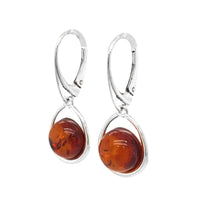 Genuine Baltic Amber Earrings 763