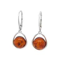 Genuine Baltic Amber Earrings 763