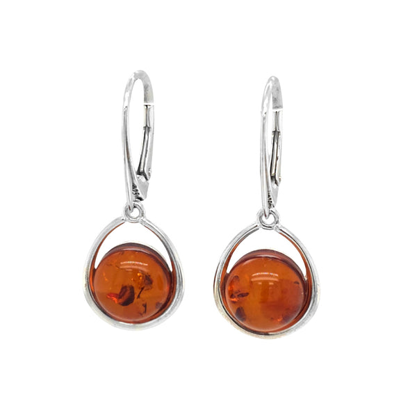Genuine Baltic Amber Earrings 763
