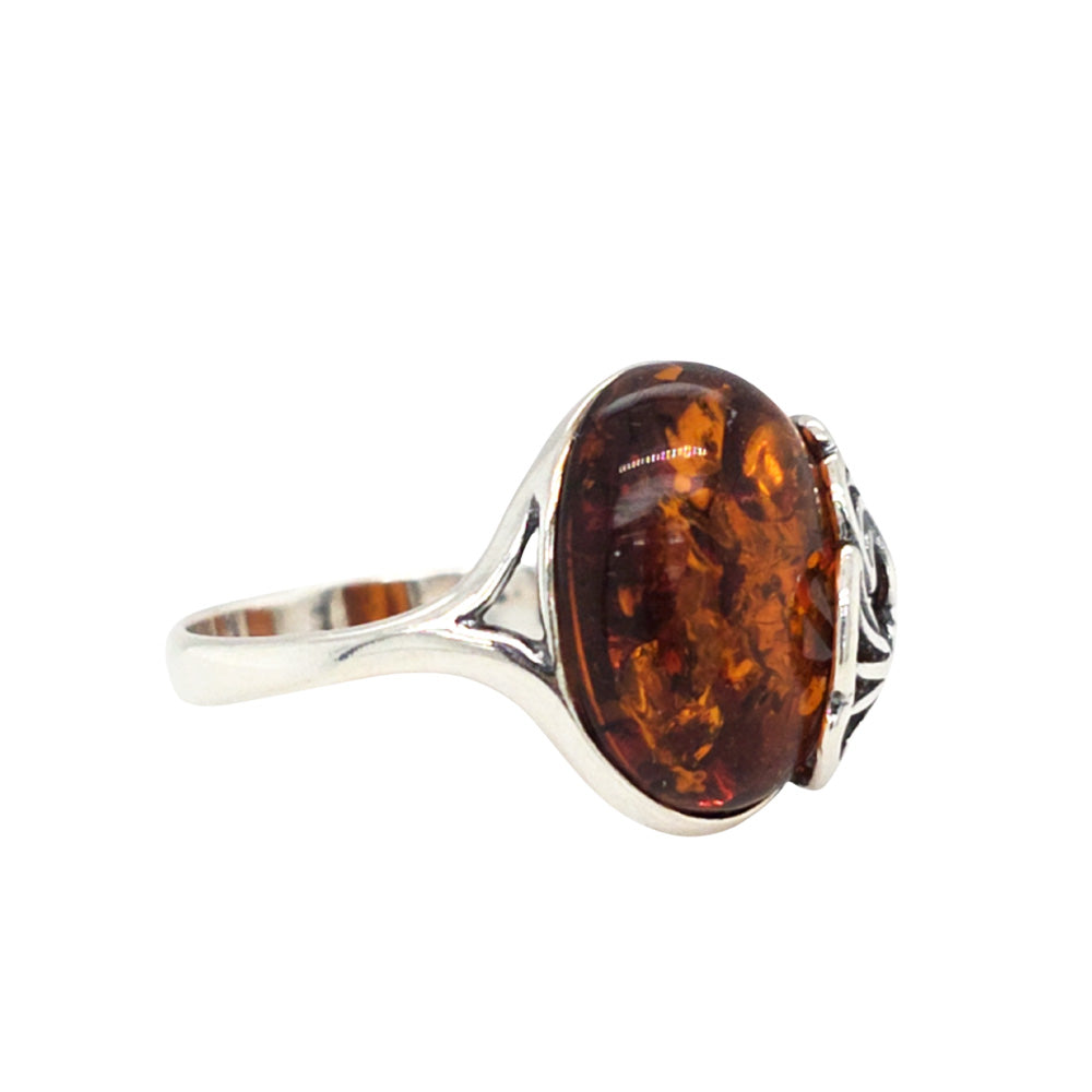 Genuine Baltic Amber Ring 777