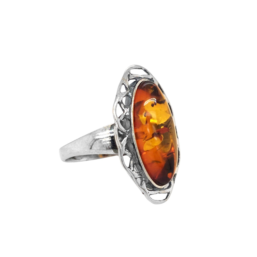 Genuine Baltic Amber Ring 778