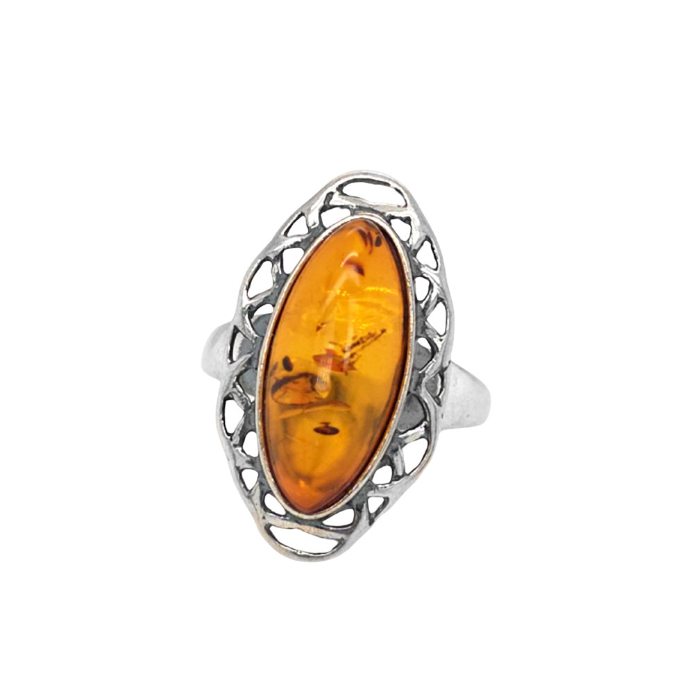 Genuine Baltic Amber Ring 778