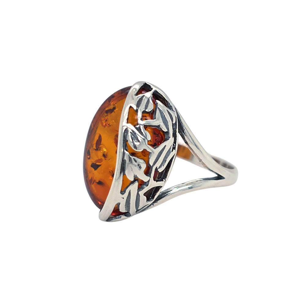 Genuine Baltic Amber Ring 782