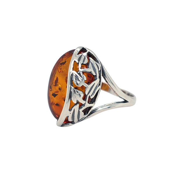 Genuine Baltic Amber Ring 782
