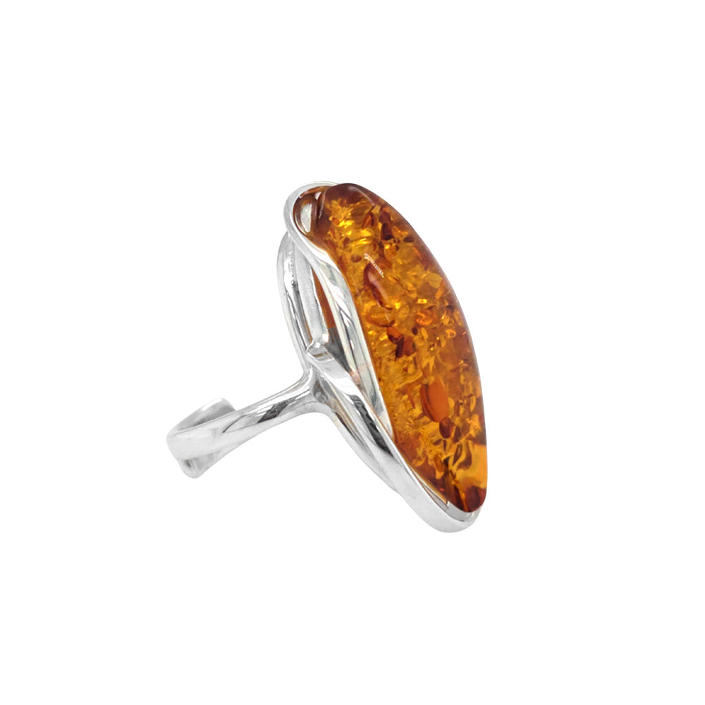 Genuine Baltic Amber Ring 786