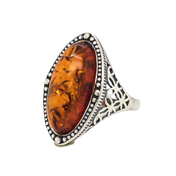 Genuine Baltic Amber Ring 790