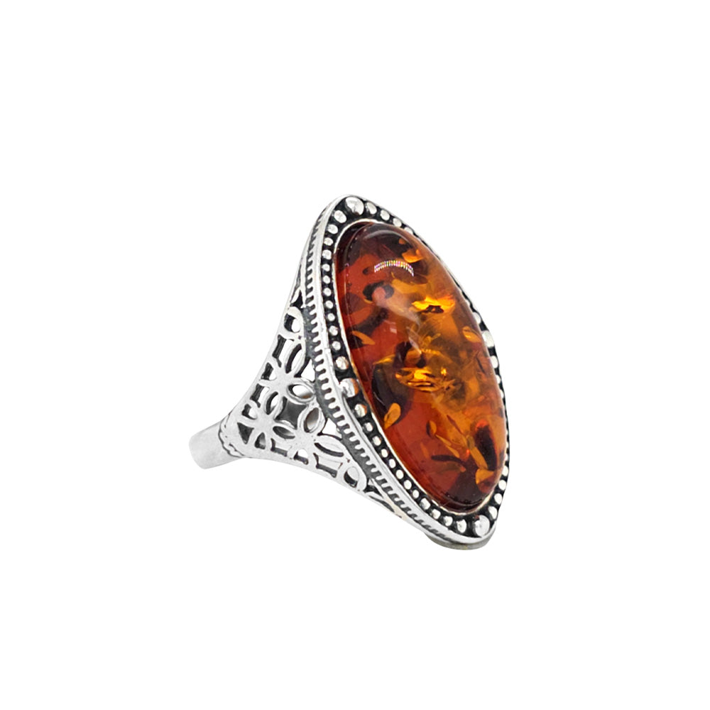 Genuine Baltic Amber Ring 790