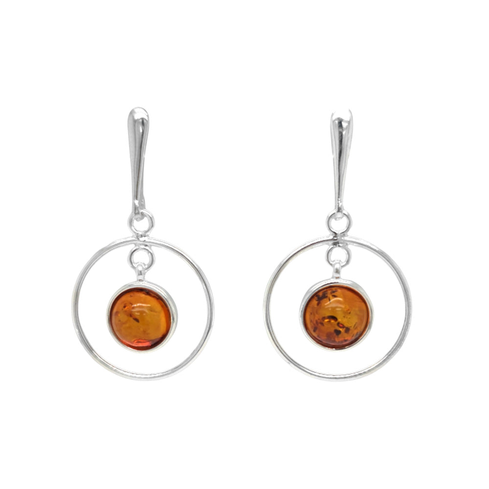 Genuine Baltic Amber Earrings 791
