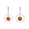 Genuine Baltic Amber Earrings 791