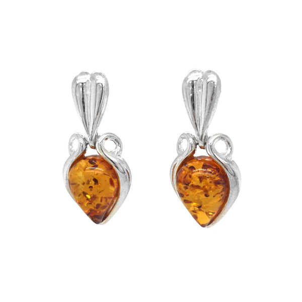 Genuine Baltic Amber Earrings 808