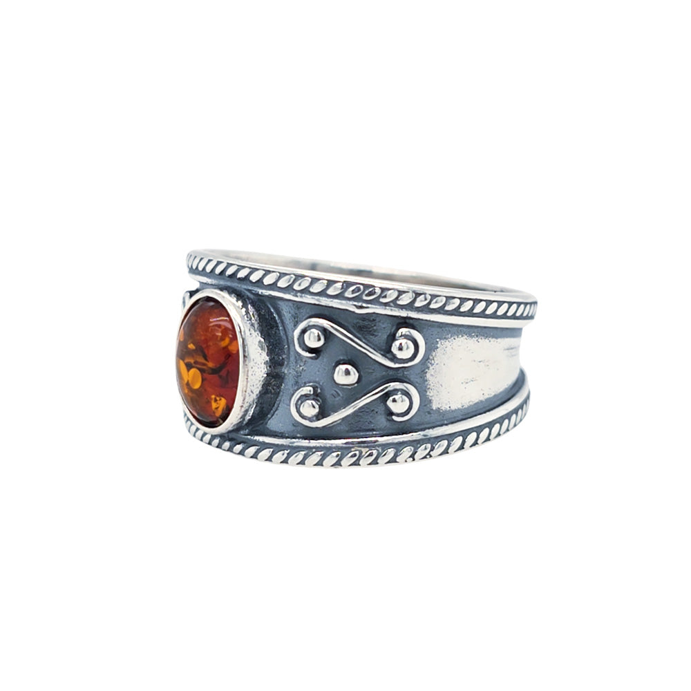 Genuine Baltic Amber Ring 822