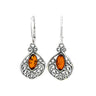 Genuine Baltic Amber Earrings 832