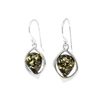 Genuine Baltic Amber Earrings 834