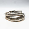 Leather Bracelet Grey